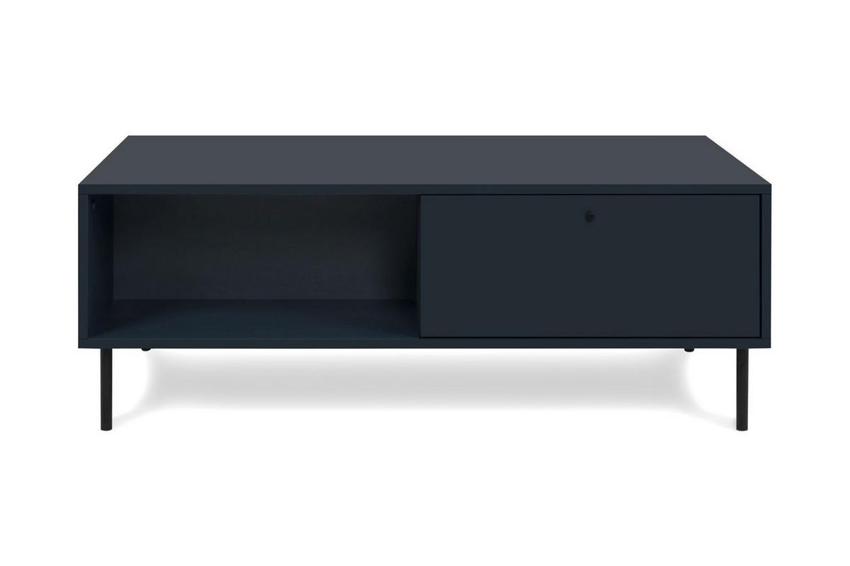 COUCHTISCH Miami 55A in Navy blau - Dunkelblau, Holzwerkstoff (60/110/40cm) - möbelvita