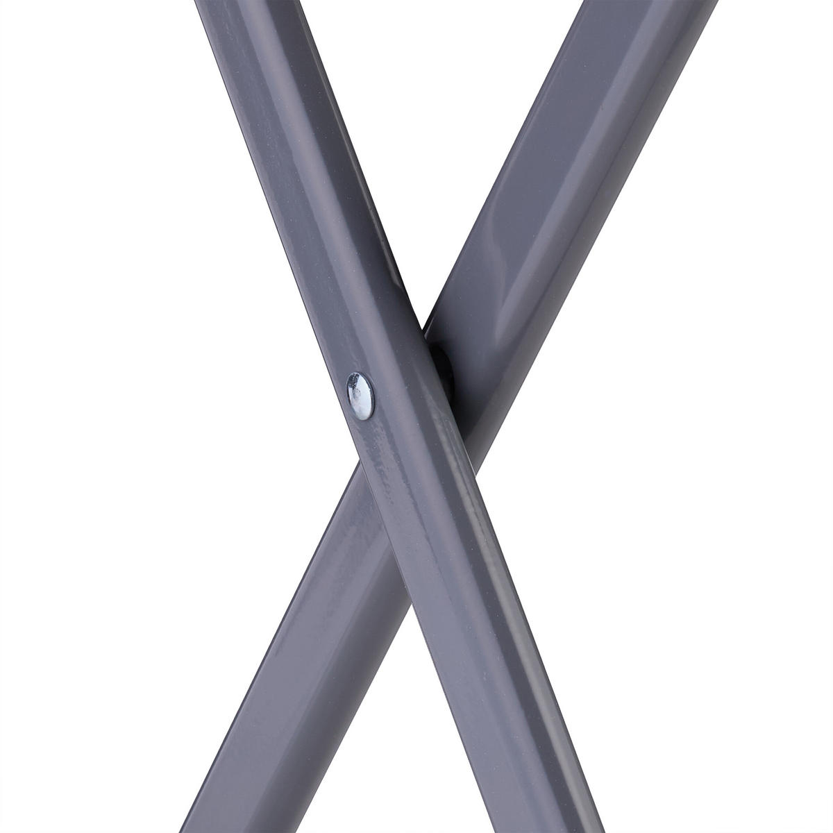KLAPPTISCH - Grau, Kunststoff/Metall (62/62/73cm) - Relaxdays