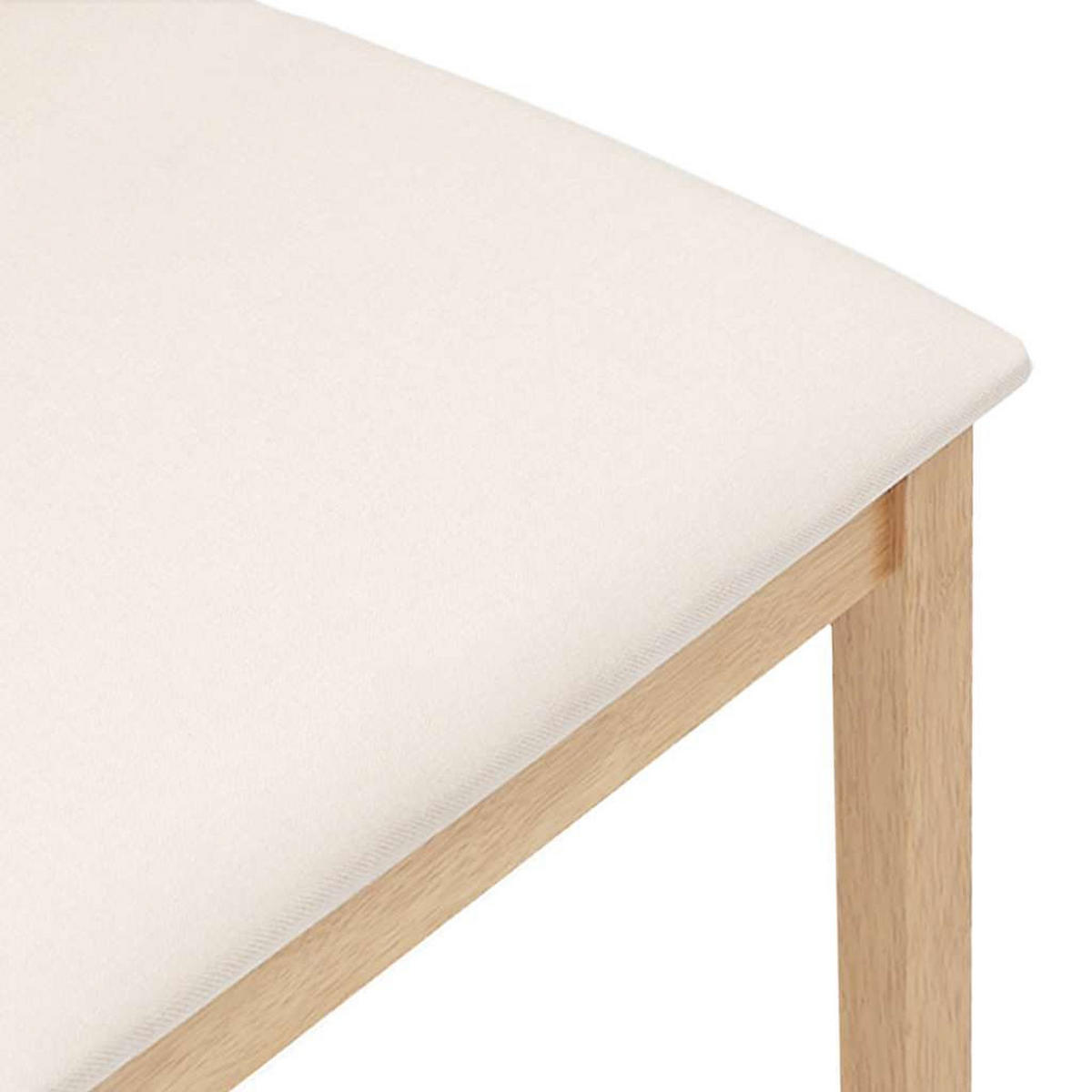 ESSZIMMERSTÜHLE mit Kissen 2 Stk. Massivholz Gummibaum 41*48.5*101cm - Braun, Holz (41/101/48.5cm) - ZMH