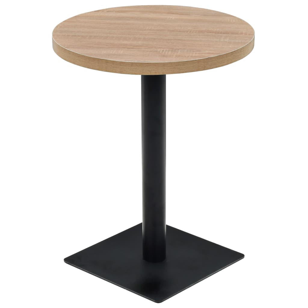 vidaXL Bistrotisch Beige 60x75x60 cm