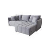ECKSOFA mit Schlaffunktion ONIL L Monolith 70 Rechts - Grau, Textil (245/175cm) - Bedante