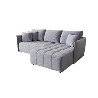 ECKSOFA mit Schlaffunktion ONIL L Monolith 70 Rechts - Hellblau, Textil (245/175cm) - Bedante
