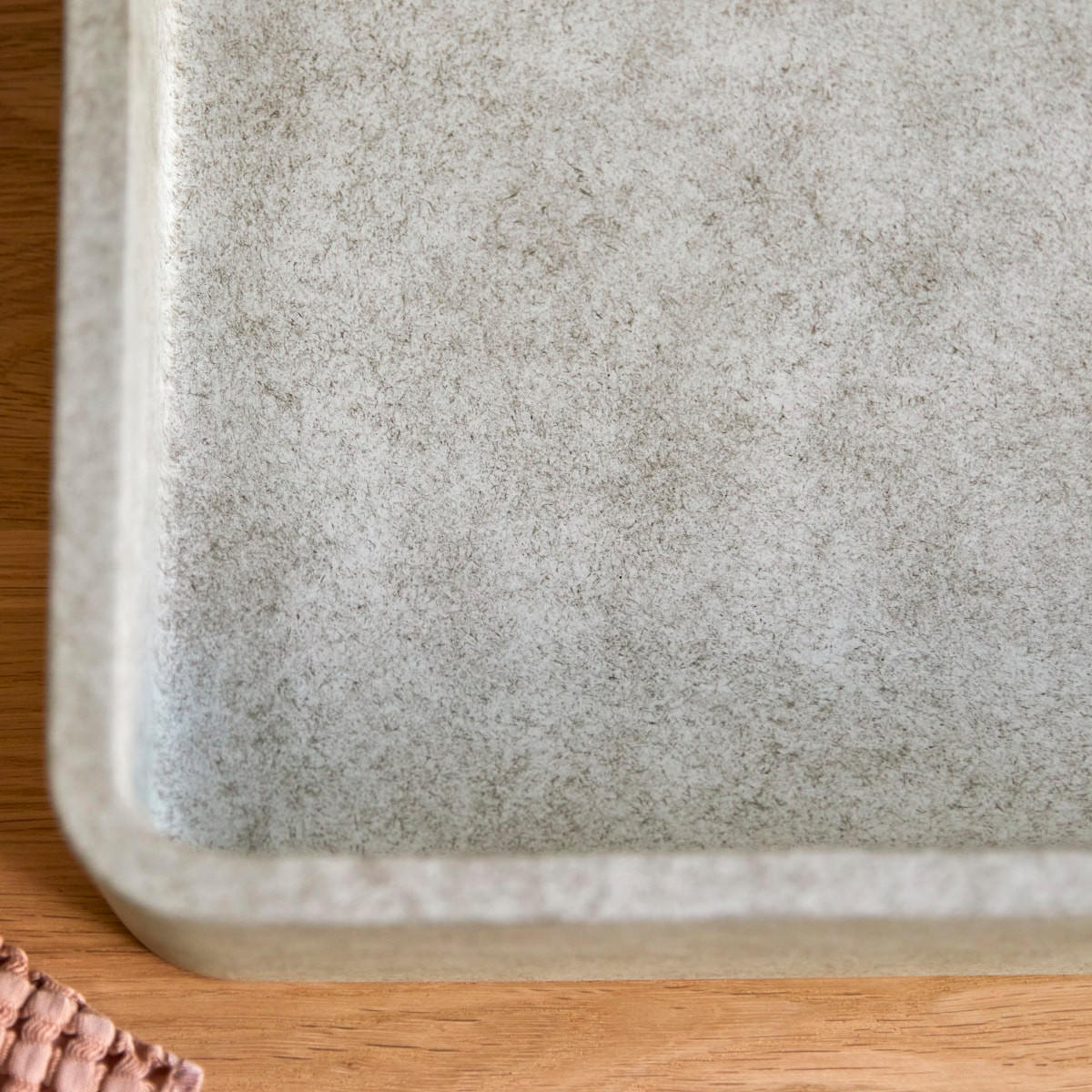 WASCHBECKEN Iris Grau aus Beton - Grau, Stein (51/10/33cm) - Tikamoon