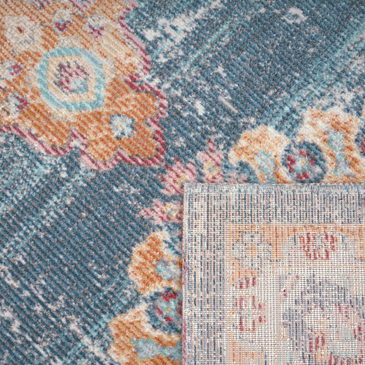 OUTDOOR-TEPPICH TORRES 279 BLAU 60X100 - Blau, Kunststoff (60/100cm) - Paco Home