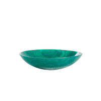 SCHALE Binanga Blau Ø34/7,5 cm - Jadegrün, Kunststoff (34/7.5cm) - Light & Living