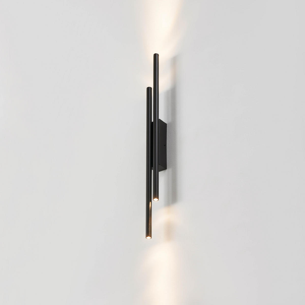WANDLEUCHTE Gali, Schwarz, 70cm - Schwarz, Metall (6/70/5cm) - KOSILUM
