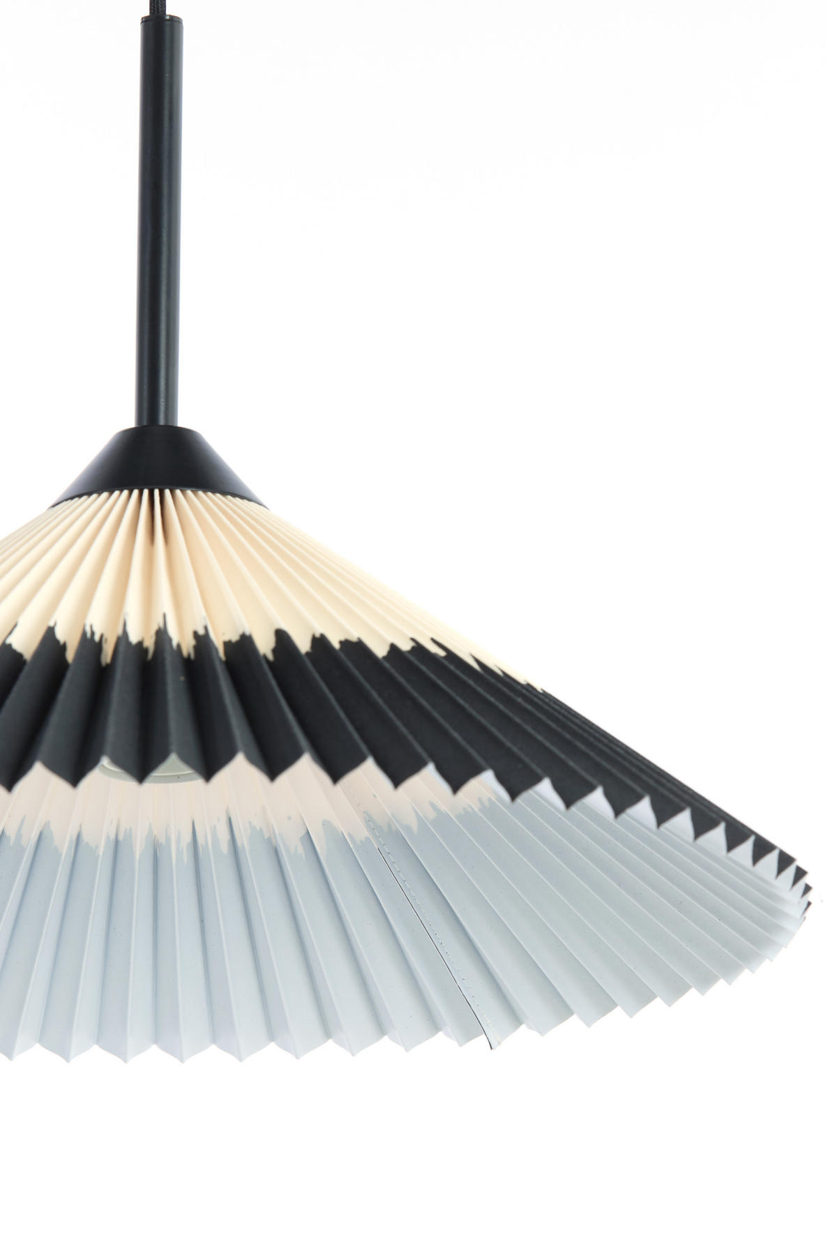 PLEAT - - 45/45/17 cm - Schwarz, Textil (45/45/17cm) - Light & Living