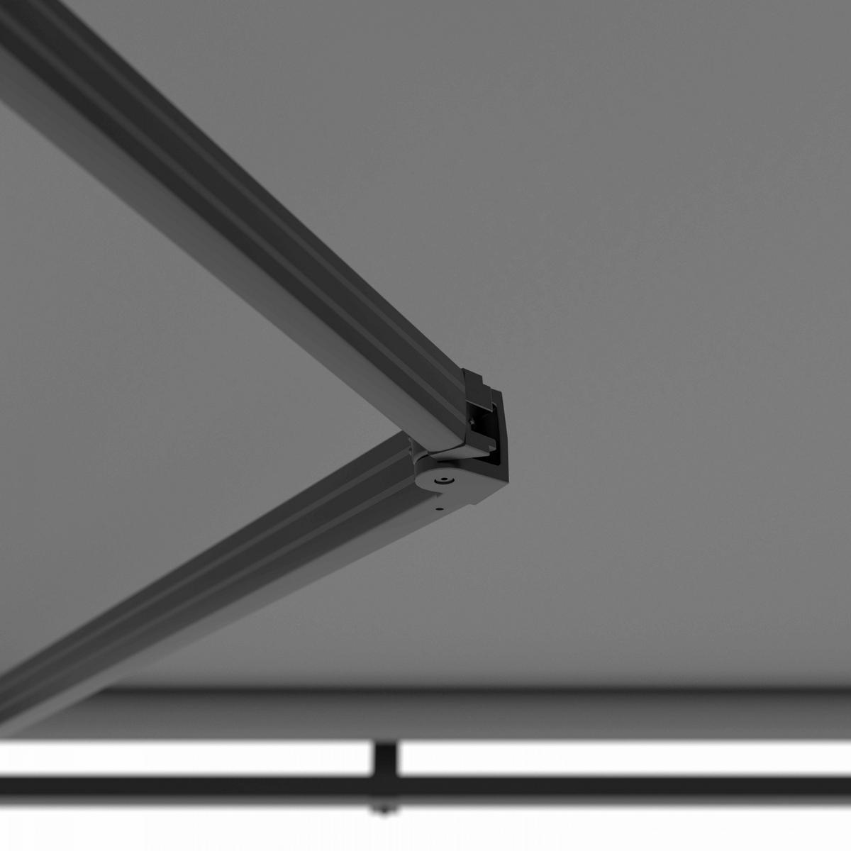 MARKISE, Grau - Grau, Metall (250/1/300cm) - Oviala