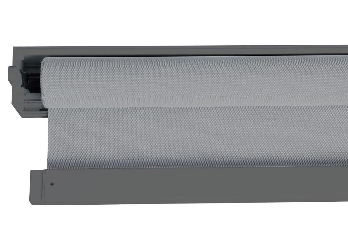 SEITENWAND FÜR PERGOLA Anthrazit - Anthrazit, Textil (283/206/1cm) - MCW