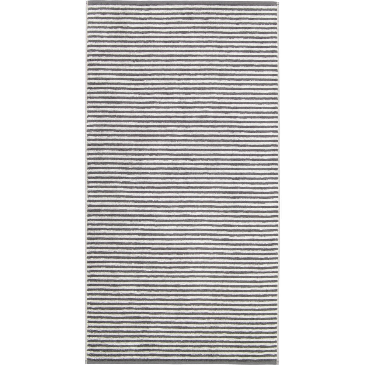 HANDTÜCHER CAMPUS RINGEL 955 ANTHRAZIT - 77 - Grau, Textil (70/140cm) - Cawö