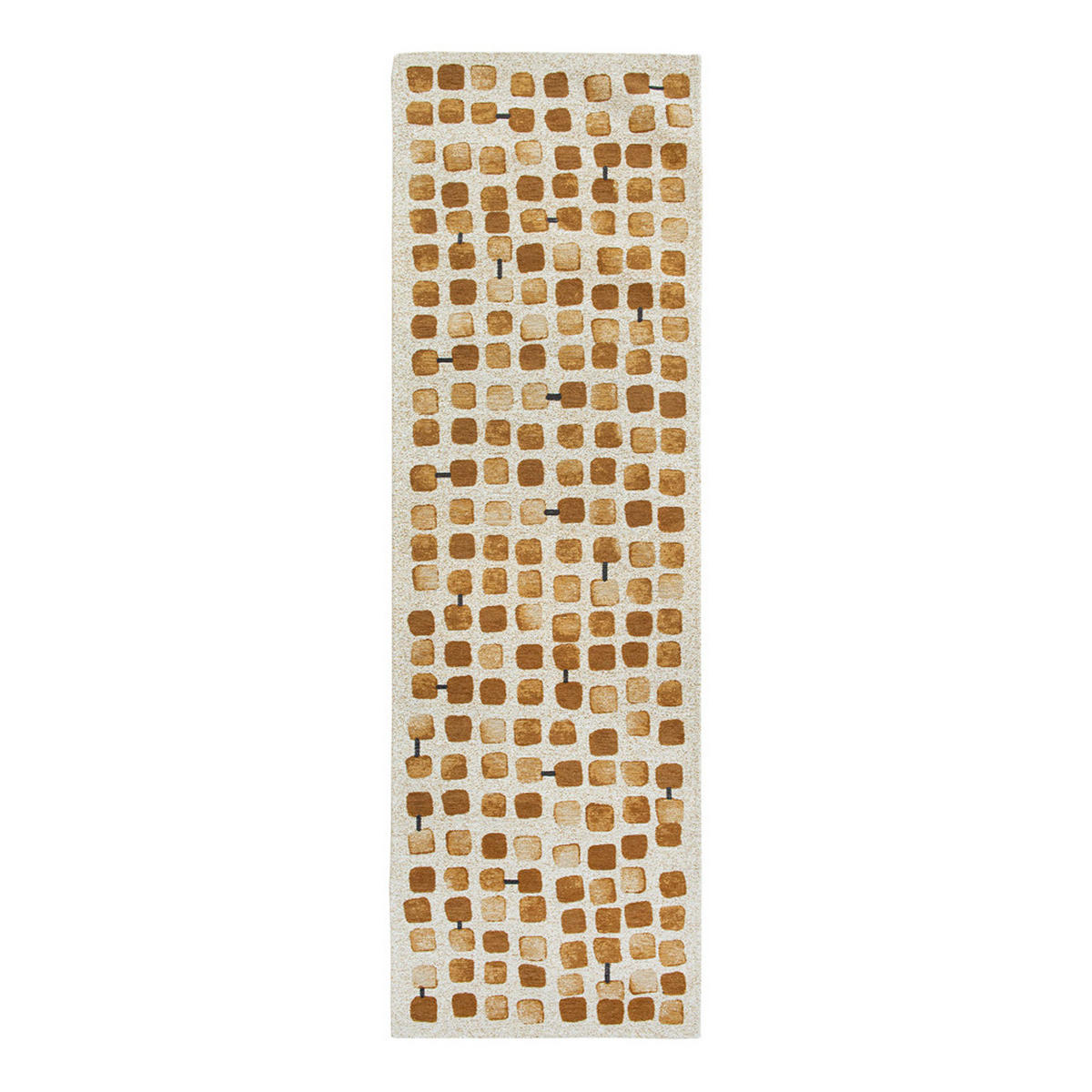 TEPPICH Peach Party Craft 80/250 cm - Gelb, Textil (80/250cm) - Louis De Poortere