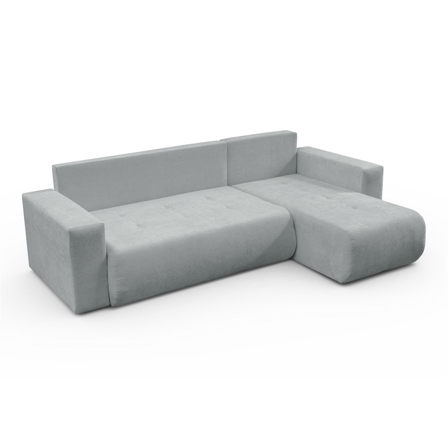 Thumbnail - Lookway Ecksofa, Hellgrau, Textil, 247x152 cm, Wohnzimmer, Sofas & Couches, Wohnlandschaften, Ecksofas