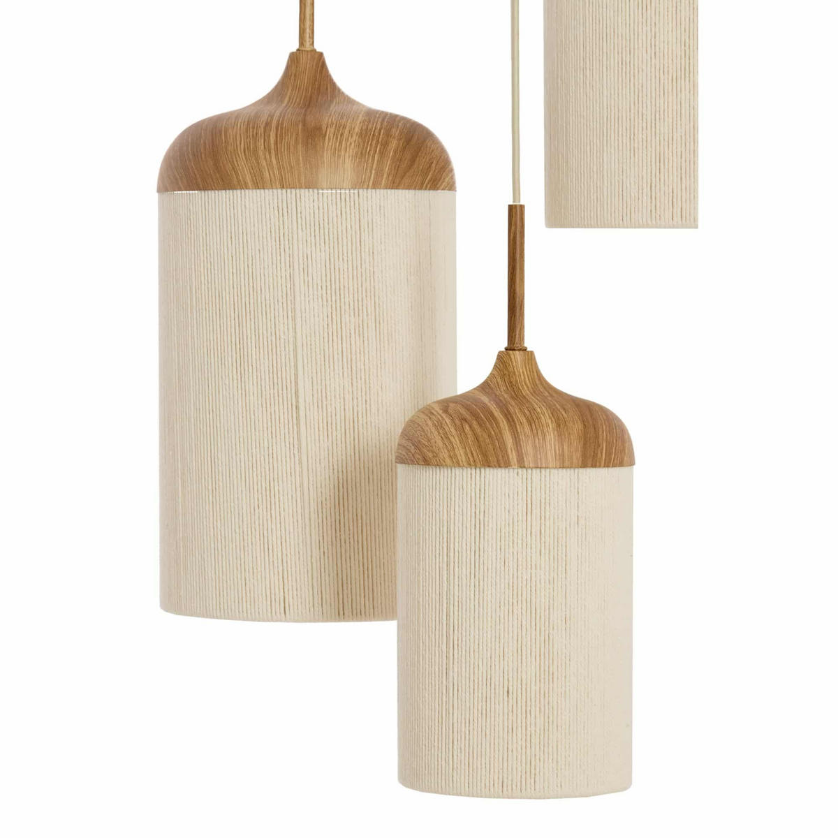 HÄNGELAMPE Danialo Braun 35/35/32 cm - Braun, Metall (35/35/32cm) - Light & Living
