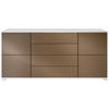 SIDEBOARD Rova Bronze Optik - Bronzefarben, Holzwerkstoff (166.5/75.5/35cm) - Vladon