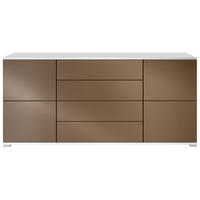 SIDEBOARD Rova Bronze Optik - Bronzefarben, Holzwerkstoff (166.5/75.5/35cm) - Vladon