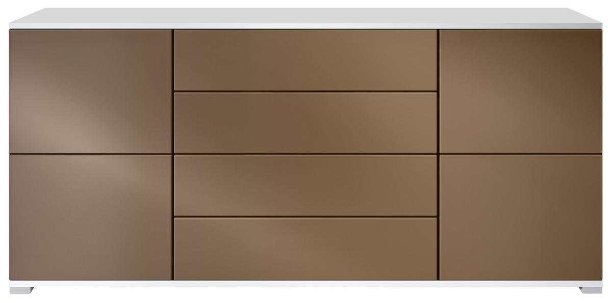 SIDEBOARD Rova Bronze Optik - Bronzefarben, Holzwerkstoff (166.5/75.5/35cm) - Vladon