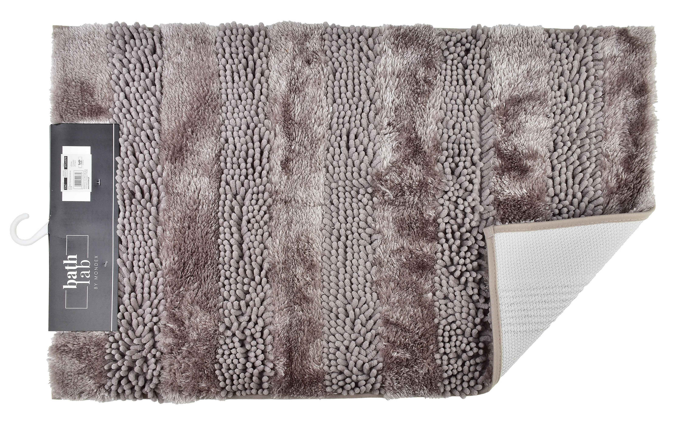 BADTEPPICH Zac Grau 80/50/2 cm Textilien - Grau, Textil (50/80cm) - Mondex