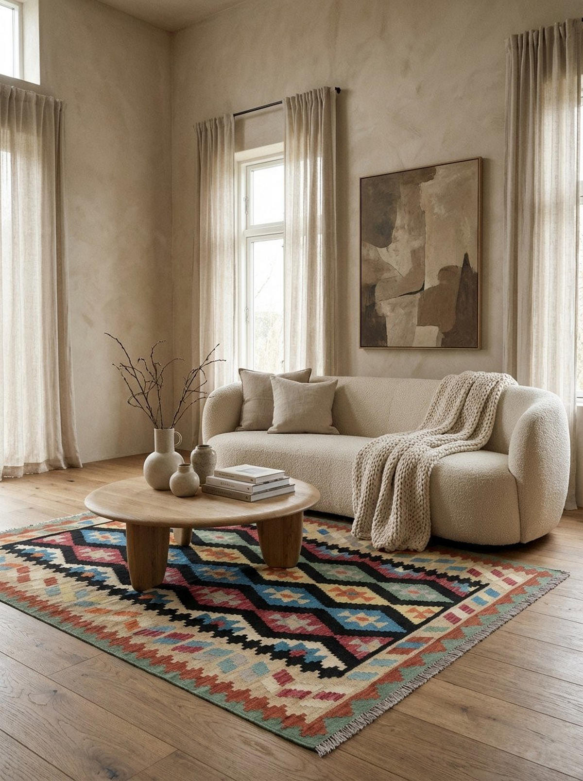 HANDWEBTEPPICH Kelim Gashgai Schwarz 197/157 cm Schurwolle - Schwarz, Textil (157/197cm) - Looma