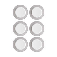 DESSERTTELLER Doppio Grau ø 20 cm 6er Set - Grau, Keramik (20cm) - Ritzenhoff Breker