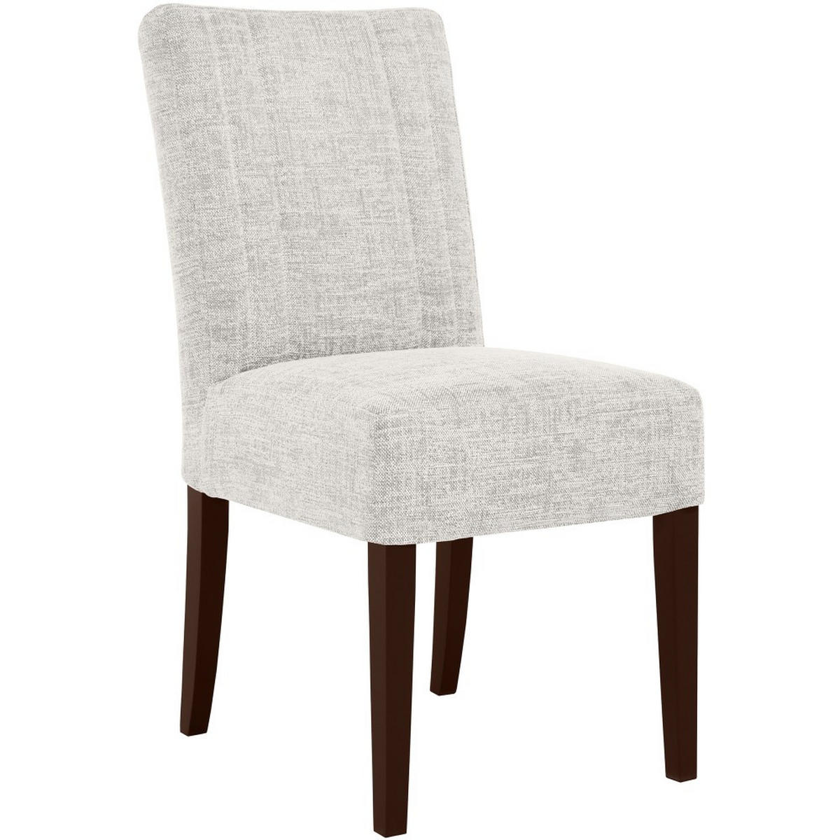 STUHL FREYA mit wengefarbenen Holzbeinen, Polsterstuhl, Beige - Wengefarben/Beige, Holz (47/94/42cm) - Beautysofa