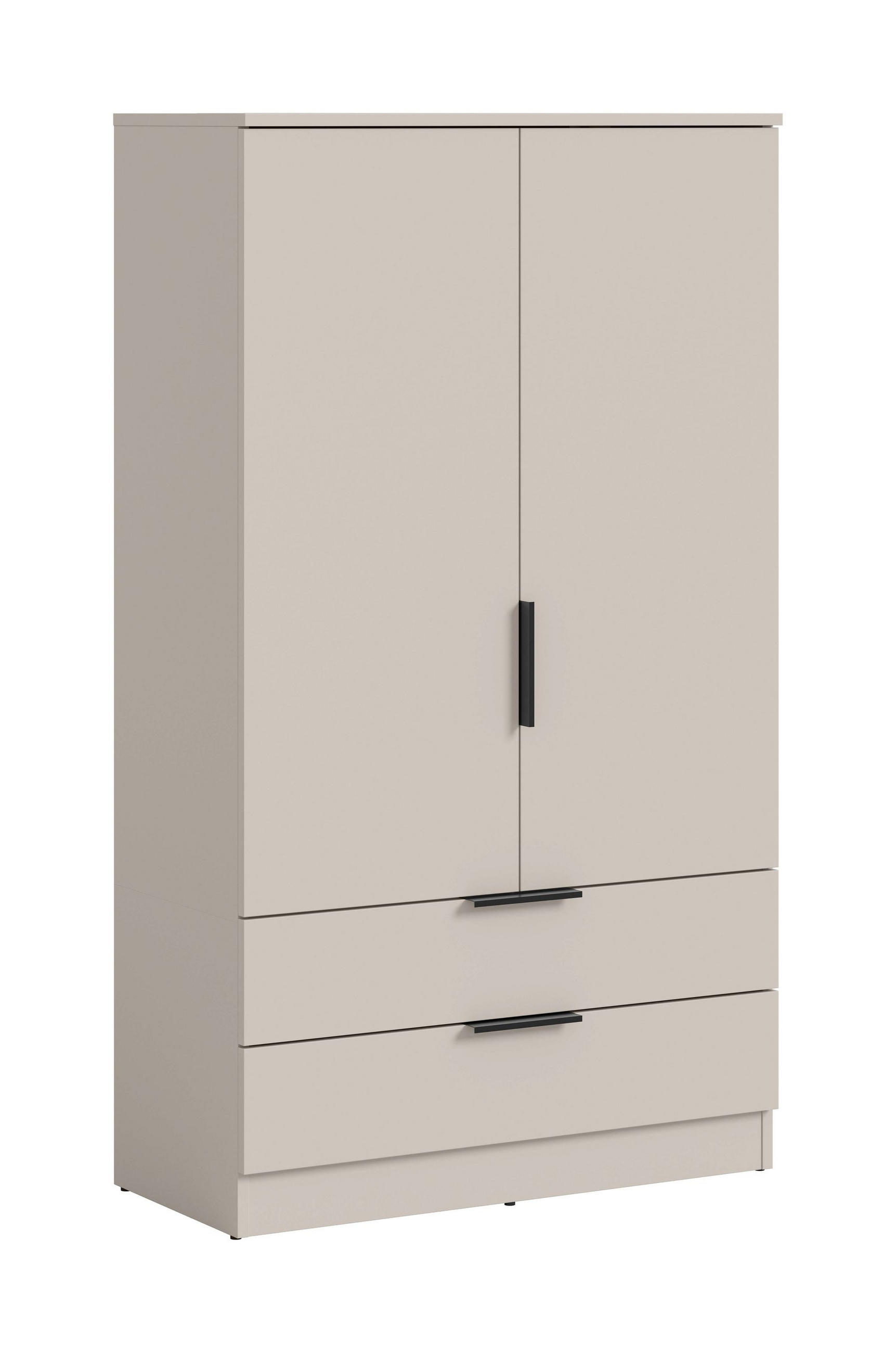 WÄSCHESCHRANK Alvas (B/H/T: ca. 80/140/37 cm) in Kaschmir/Kaschmir - Kaschmir, Holzwerkstoff (80/140/37cm)