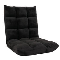 BODENSESSEL Schwarz - Schwarz, Textil (50/55/55cm) - MCW