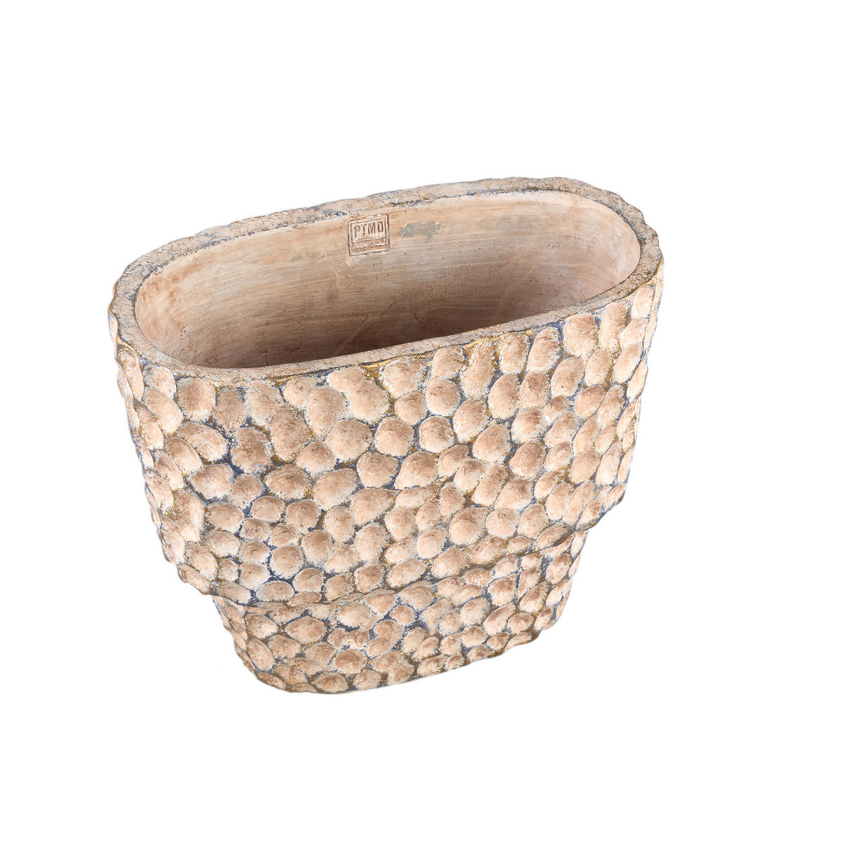 TOPF Liselot Braun 40/20/36cm - Braun, Stein (36cm) - PTMD Collection