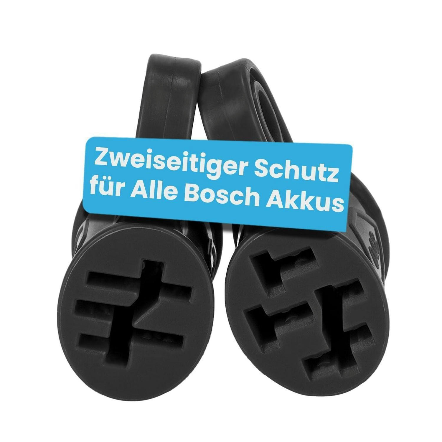 E-BIKE Akku Zubehör 2er Set Blau - Schwarz, Kunststoff (2/2/3cm)
