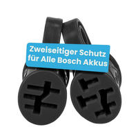 E-BIKE Akku Zubehör 2er Set Blau - Schwarz, Kunststoff (2/2/3cm)