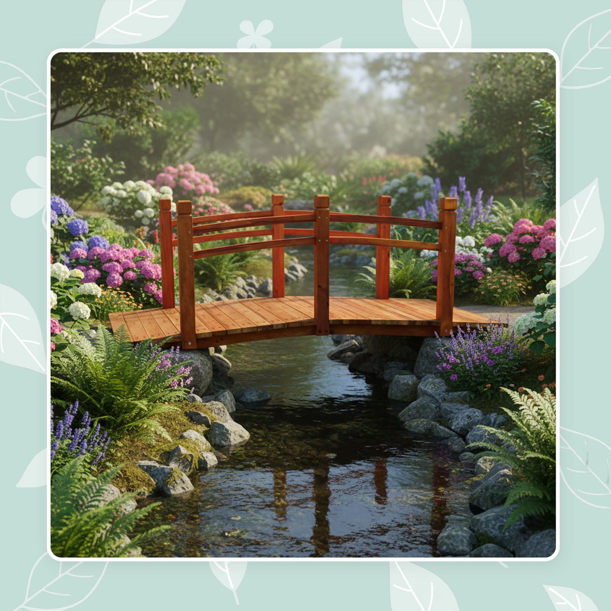 MOST-ZÁHRADY - oranžová, drevo (75/171.5/58cm) - Relaxdays