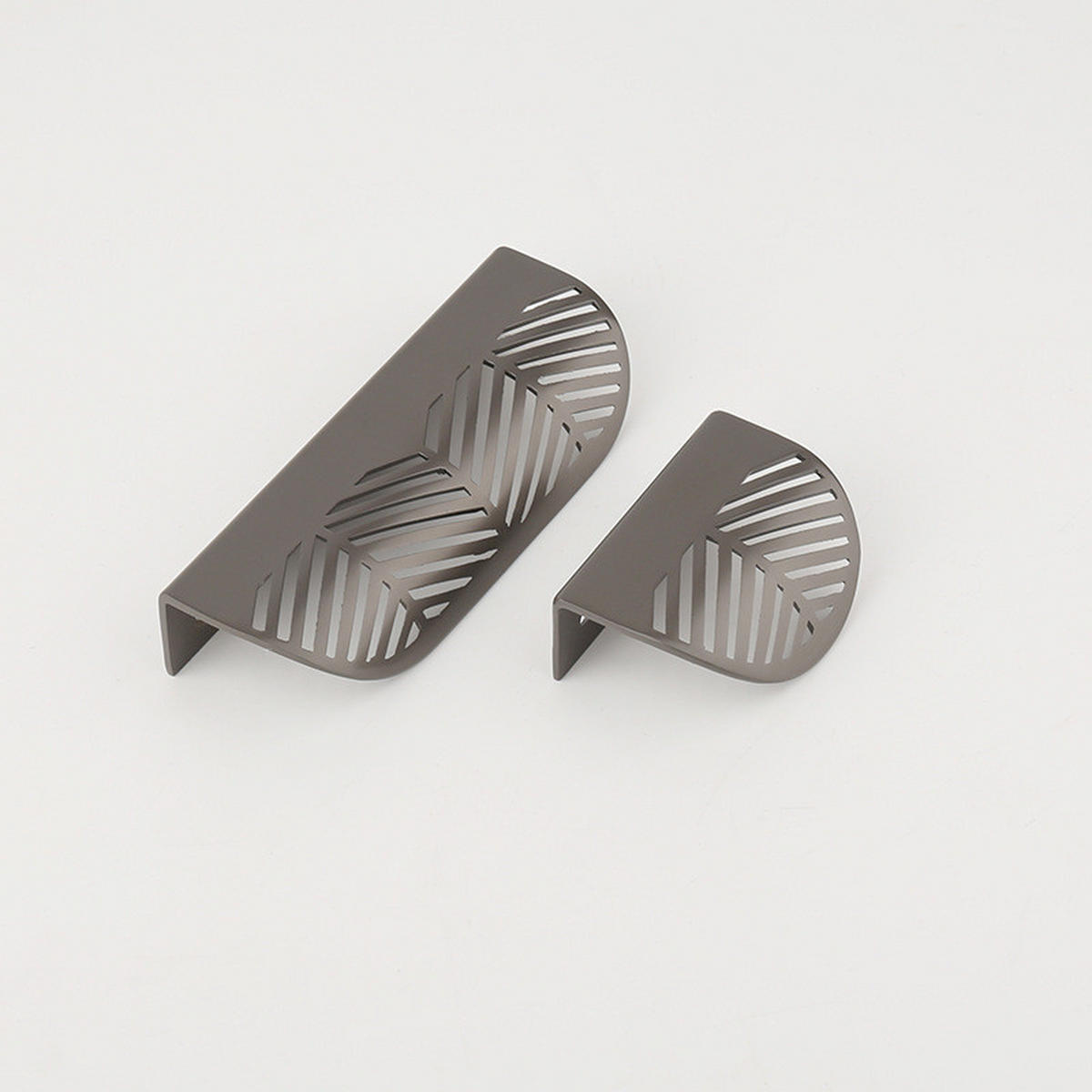 MÖBELGRIFF Gold Blattform 4er-Set - Multicolor, Metall (2.3/2/6cm)