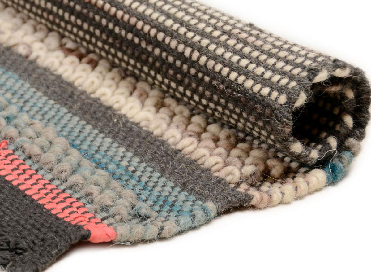 WEBTEPPICH Nomadic-Design 160x230 cm - Multicolor, Textil (160/230cm) - THEKO