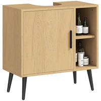 WASCHBECKENUNTERSCHRANK DE-15912 Soft-Close-Tür Eiche - Eichefarben, Holzwerkstoff (60/59.5/30cm) - ComfortXL