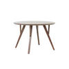 ESSTISCH Quenza Braun Ø140/76 cm - Dunkelbraun, Holz (140/140/76cm) - Light & Living