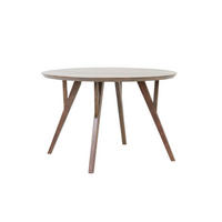 ESSTISCH Quenza Braun Ø140/76 cm - Dunkelbraun, Holz (140/140/76cm) - Light & Living
