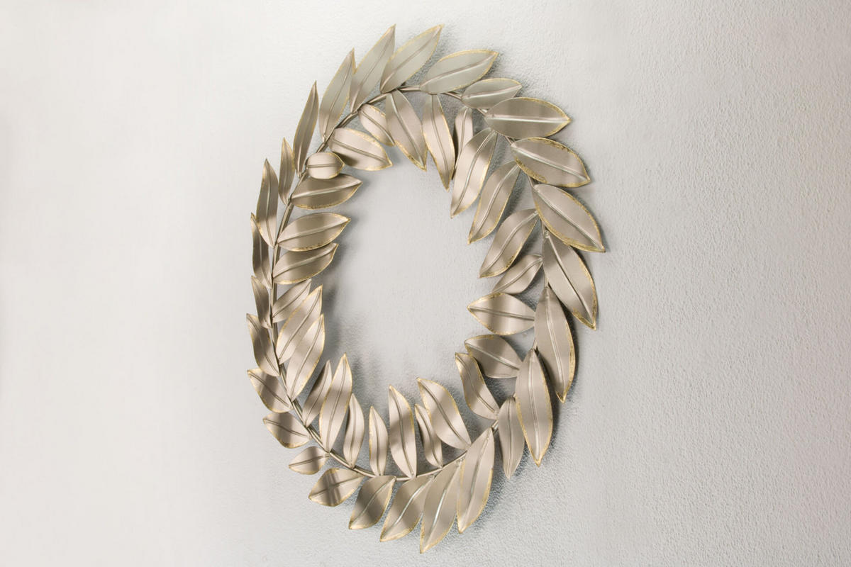 WANDDEKO Gold 59/59 cm - Goldfarben, Metall (1/59/3cm) - KUNSTLOFT