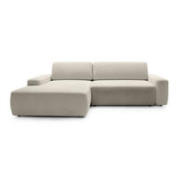 ECKSOFA Bamby Beige 264 cm - Beige, Textil (264/82/162cm) - Pillovely