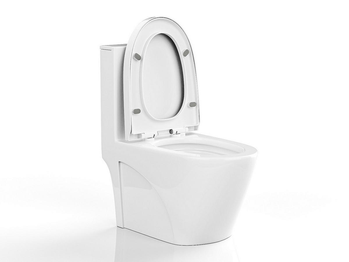 STAND-WC aus Keramik - Weiß - NAGILAM - Weiß, Keramik (39/78.5/69cm) - Vente-Unique