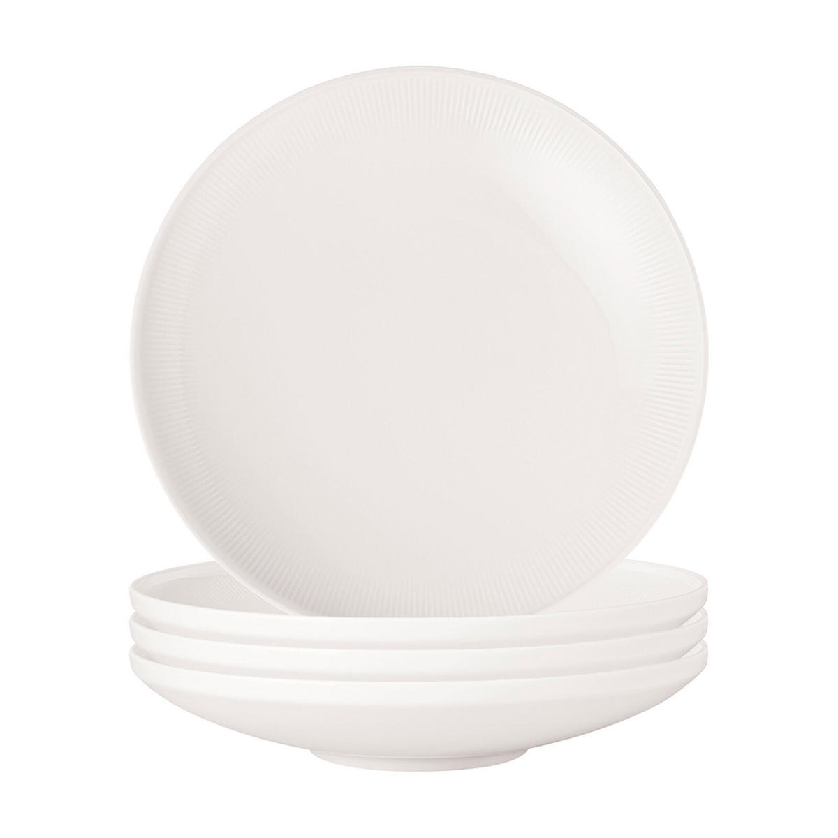 SCHALEN Afina weiß ø 29 cm 4er Set - Weiß, Keramik (29cm) - Villeroy & Boch