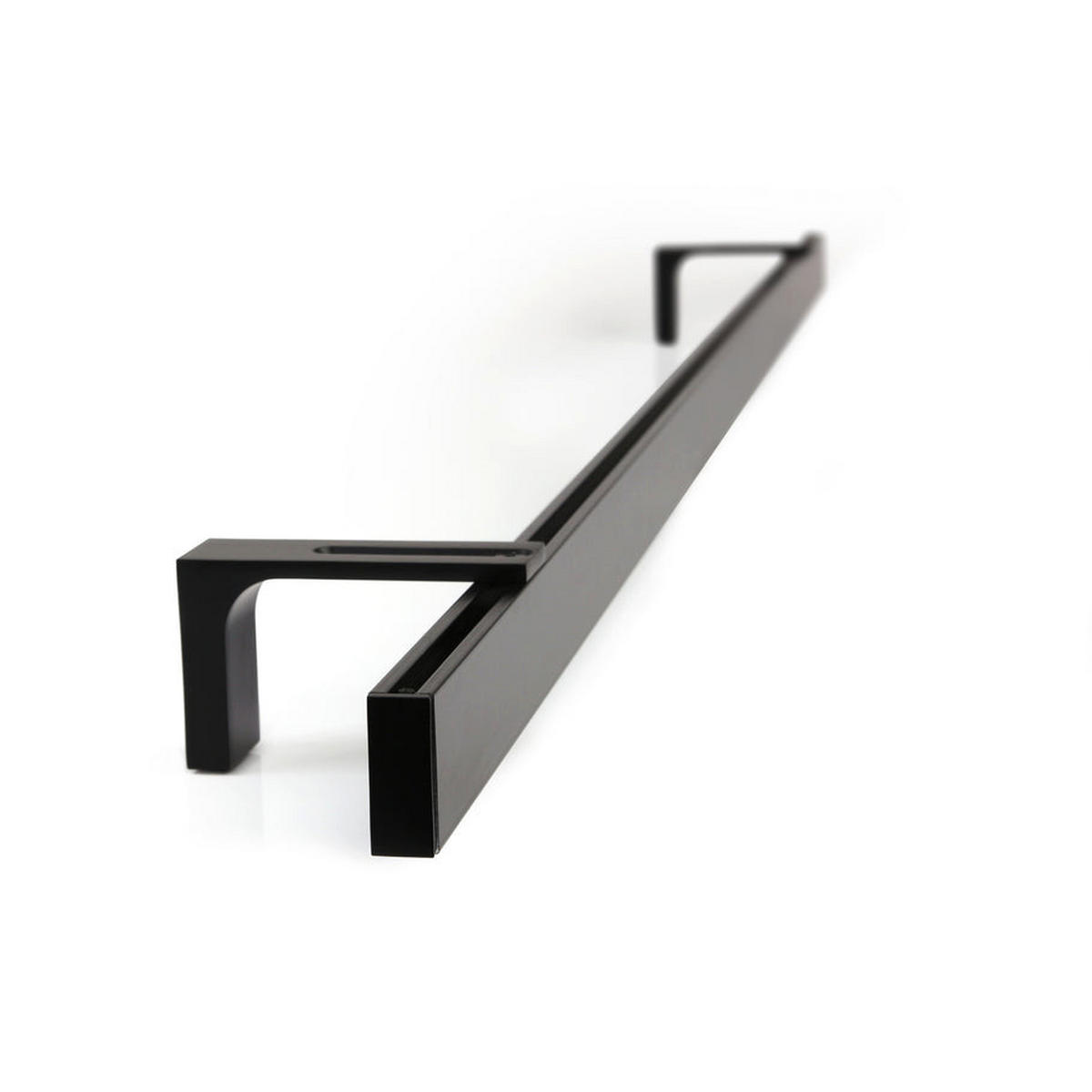 GARDINENSCHIENE 1-lauf Loft 270cm - Schwarz, Metall (270cm) - Deco-Raum
