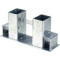 HOLZSTAPELHALTER - Alufarben, Metall (10/15.3/32.8cm) - Westfalia