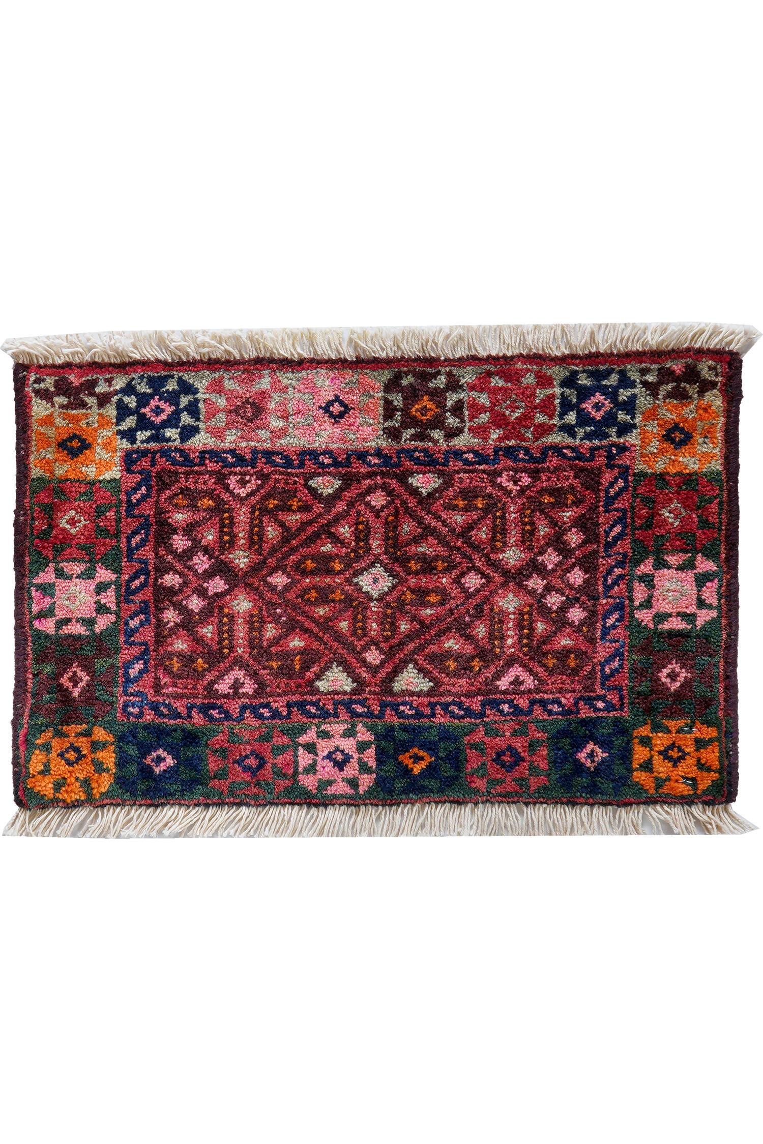 TEPPICH Gashgai Mehrfarbig 32/51 cm Schurwolle - Multicolor, Textil (51/32cm) - Looma