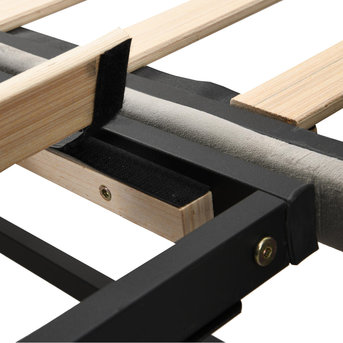 POLSTERBETT 90/180x200 Ausziehbar Lattenrost Samtstoff Grau - Grau, Holzwerkstoff - FLIEKS