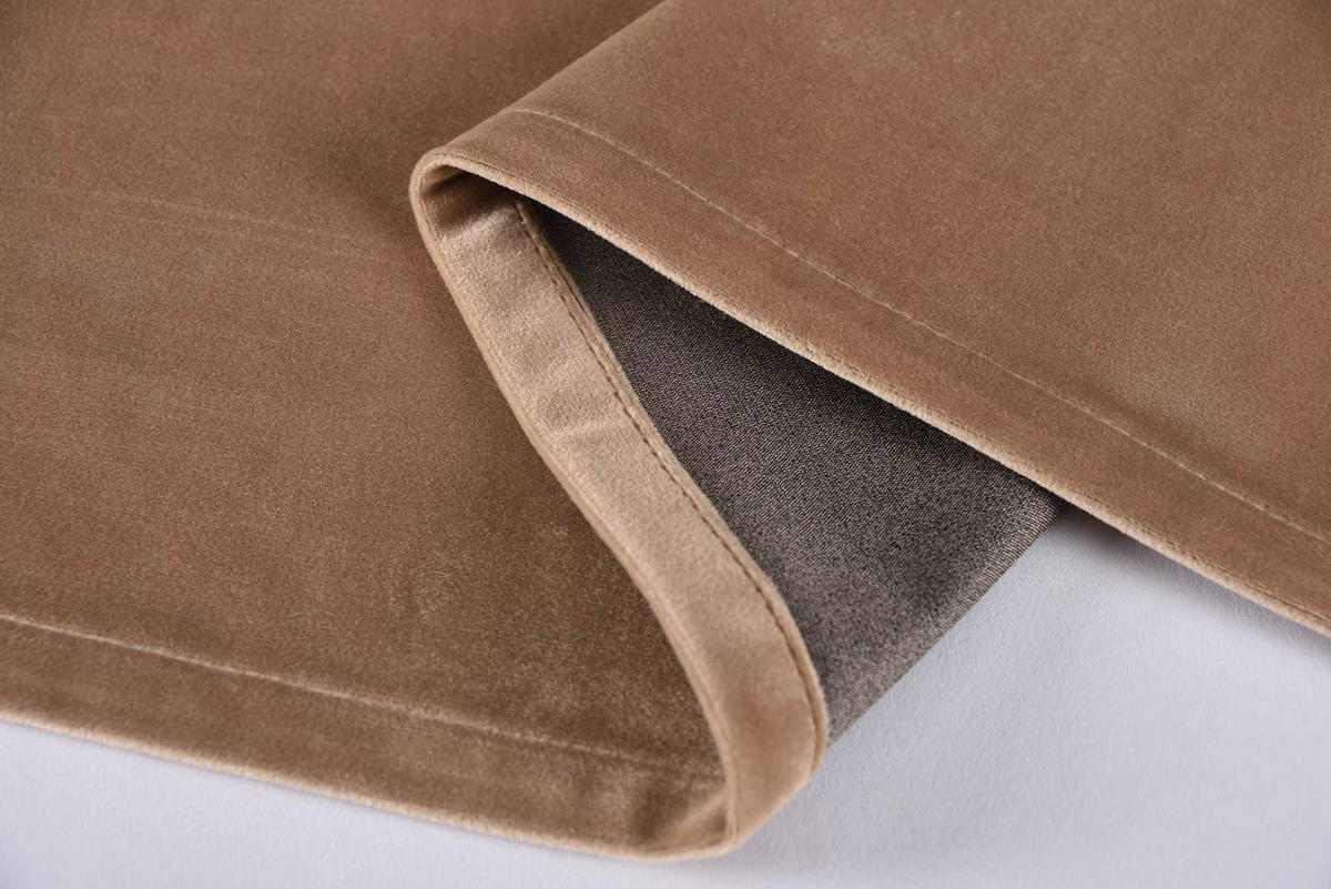 VORHANG MILANO HxB 280x135 cm Sand - Sandfarben, Textil (135/280cm) - Gardinenbox