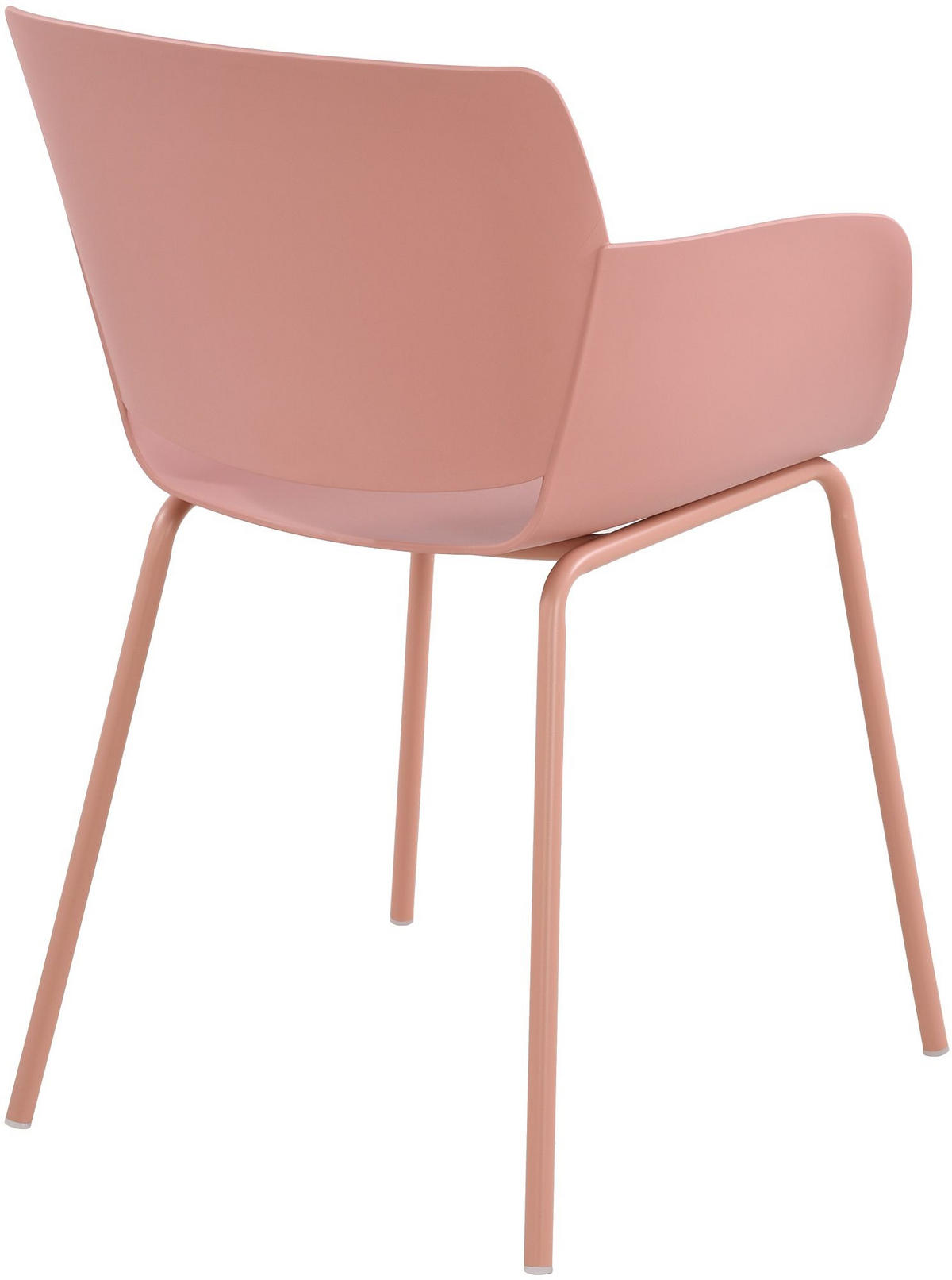 STUHL Kunststoff Pink - Pink, Kunststoff/Metall (58/80/54cm) - CLP