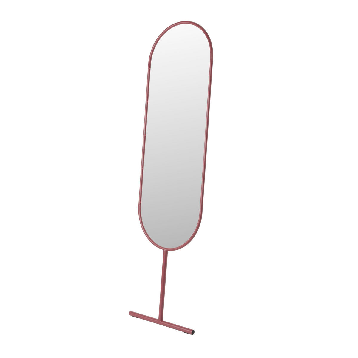 STANDSPIEGEL Tess Rot - Rot, Metall (38.2/165.5/2.5cm) - Zuiver