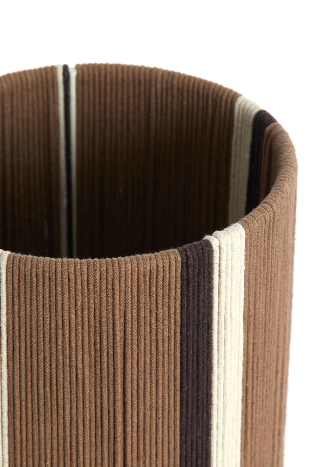 LAMPENSCHIRM Medan Braun Ø20/30 cm - Braun, Textil (20/20/30cm) - Light & Living