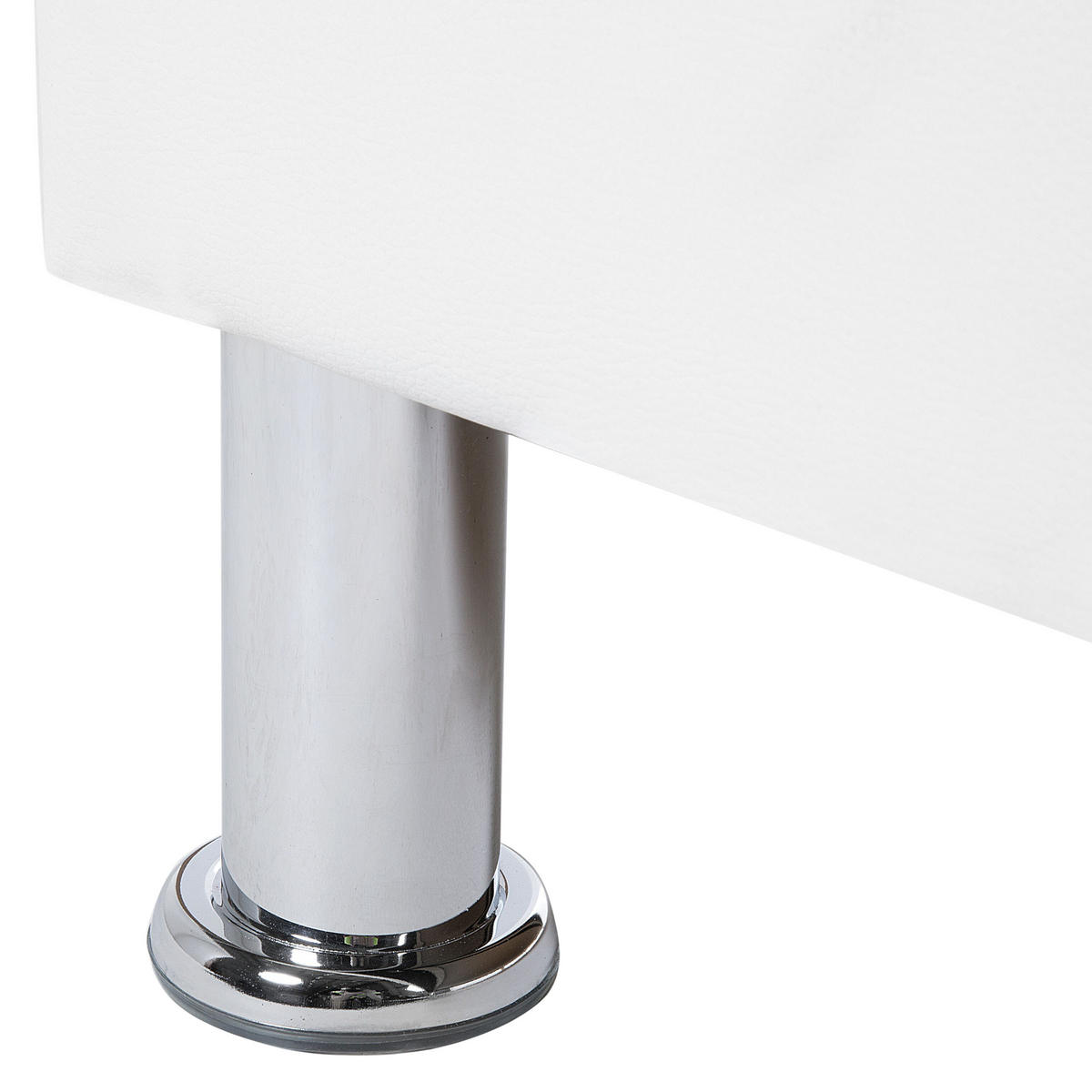 BETT 160/200cm Weiß Metz - Weiß, Textil (160/200cm) - Beliani