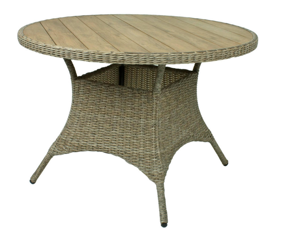 GARTEN-SITZGRUPPE Oslo 5-teilig Gartenmöbel-Set - Braun, Kunststoff - DELUKE