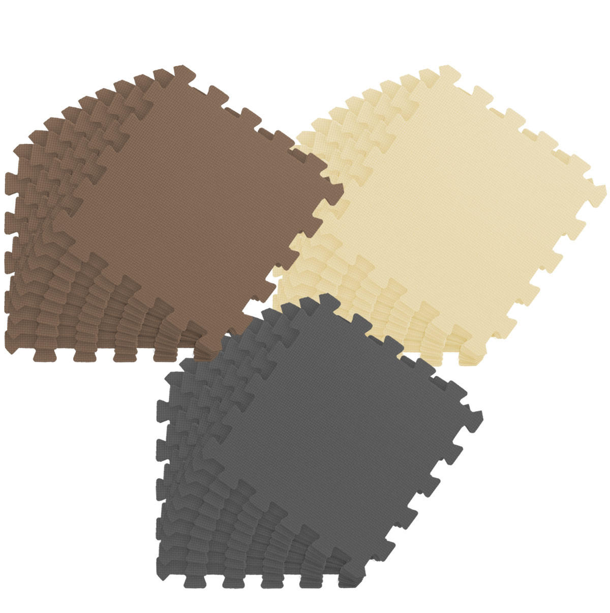 SPIELMATTE ab Null - 270/90 cm Puzzlematte Grau - Multicolor, Kunststoff (30/30cm) - Littletom